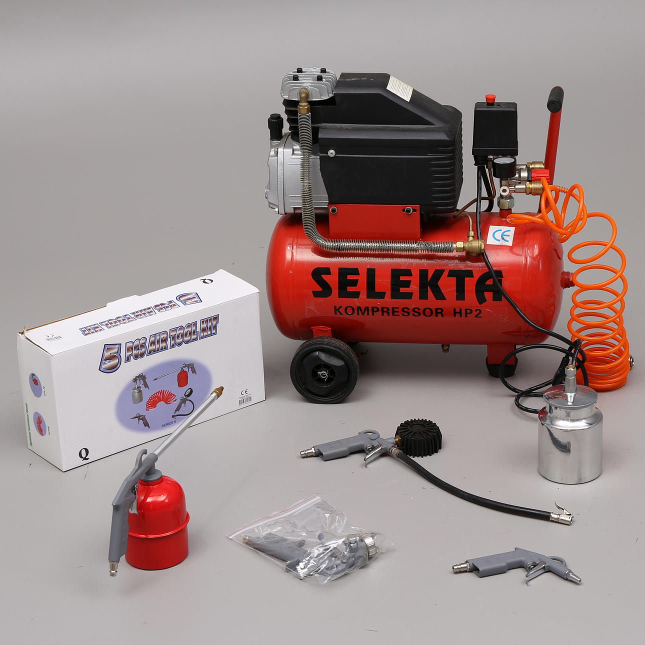 COMPRESSOR, with accessories, Selekta, HP2.