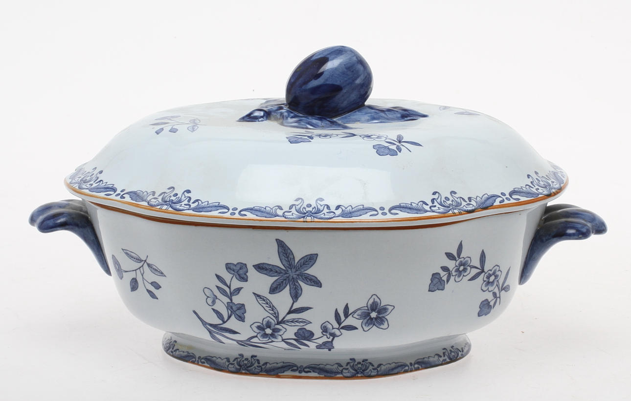 TERRIN MED LOCK, "Ostindia" Rörstrand.