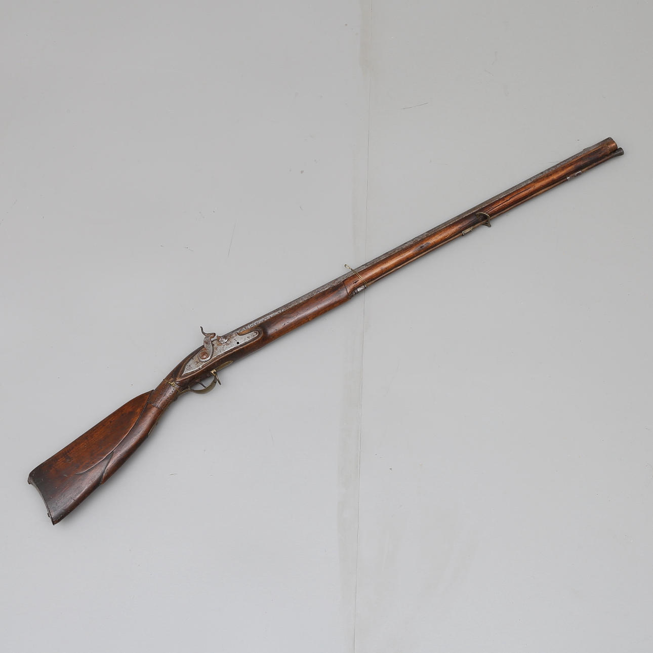 BLOCKGEWEHR, schwedische Jagdwaffe, 17/1800.