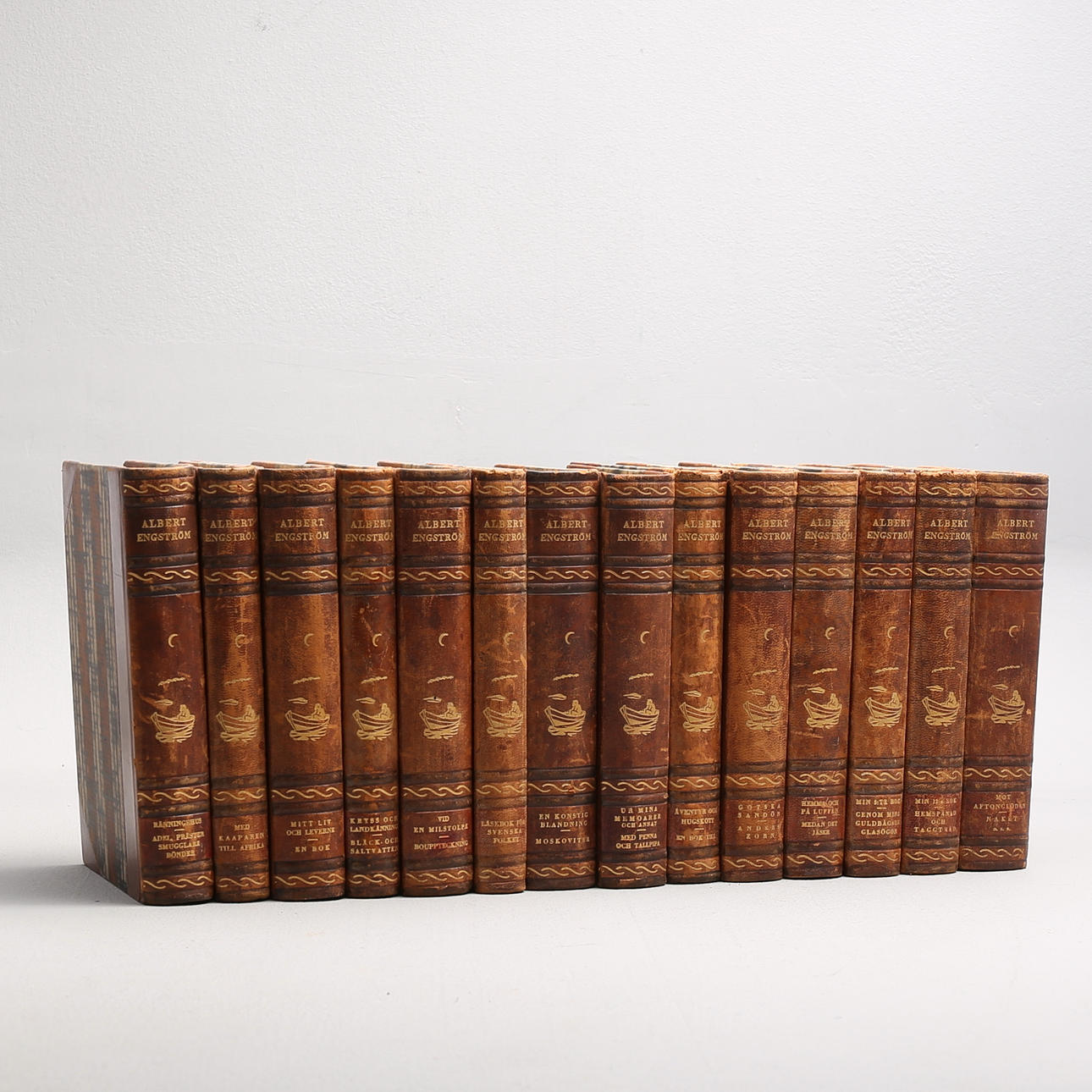 BÖCKER, Franska band, 8st, Albert Engström, 1946.