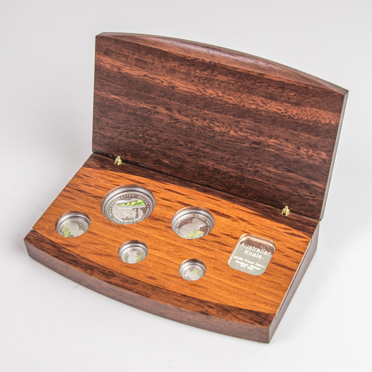 MÜNZE, 5 Stück, Platin 1,9 OZ, Australien, Koala, 2005.