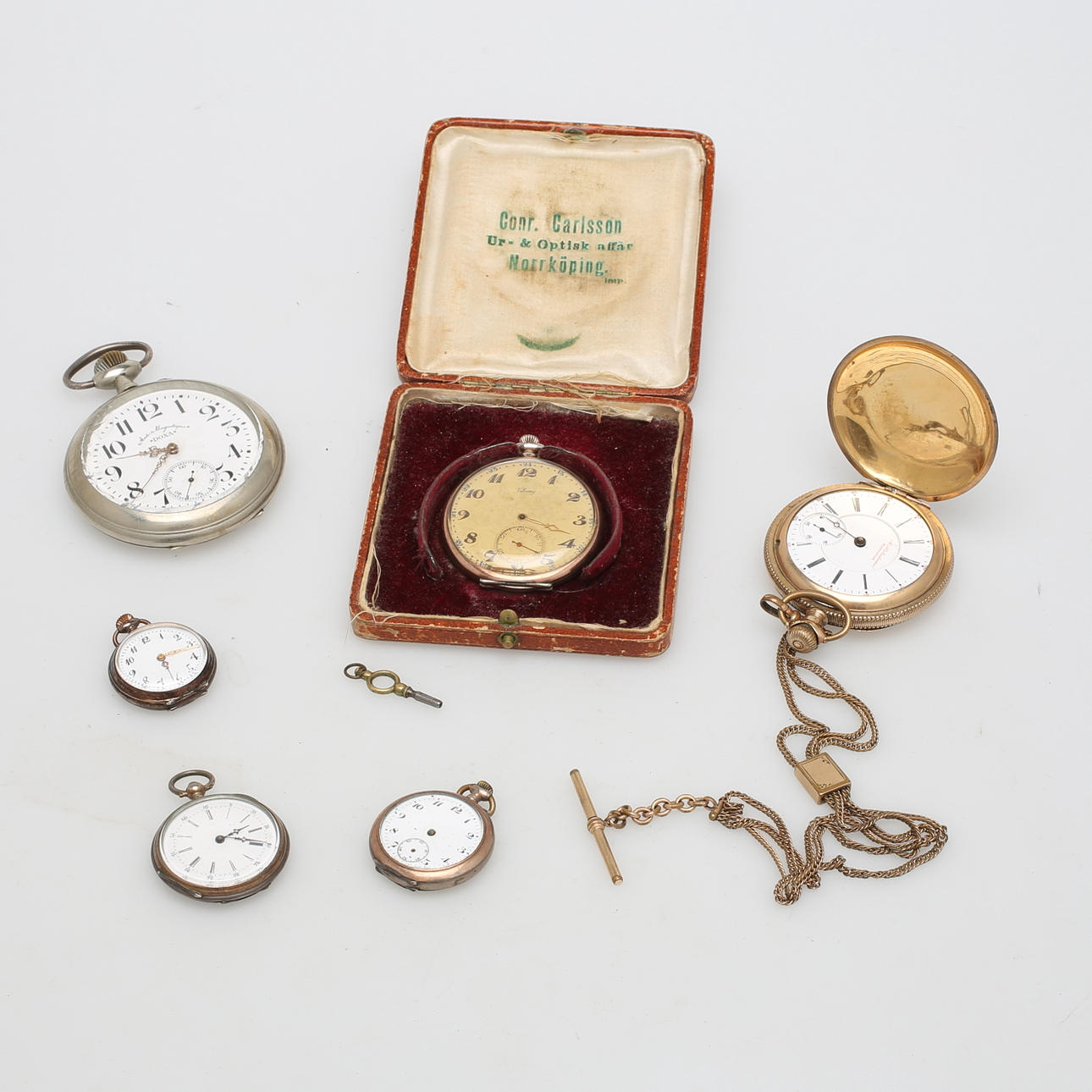 POCKET WATCH, 6 pcs., Doxa, Viking.