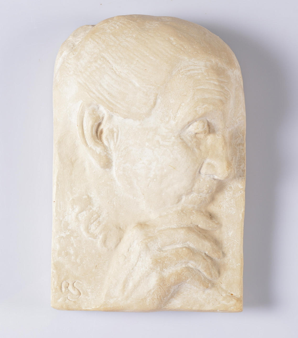 RAGNHILD SCHLYTER. Väggrelief, gips.