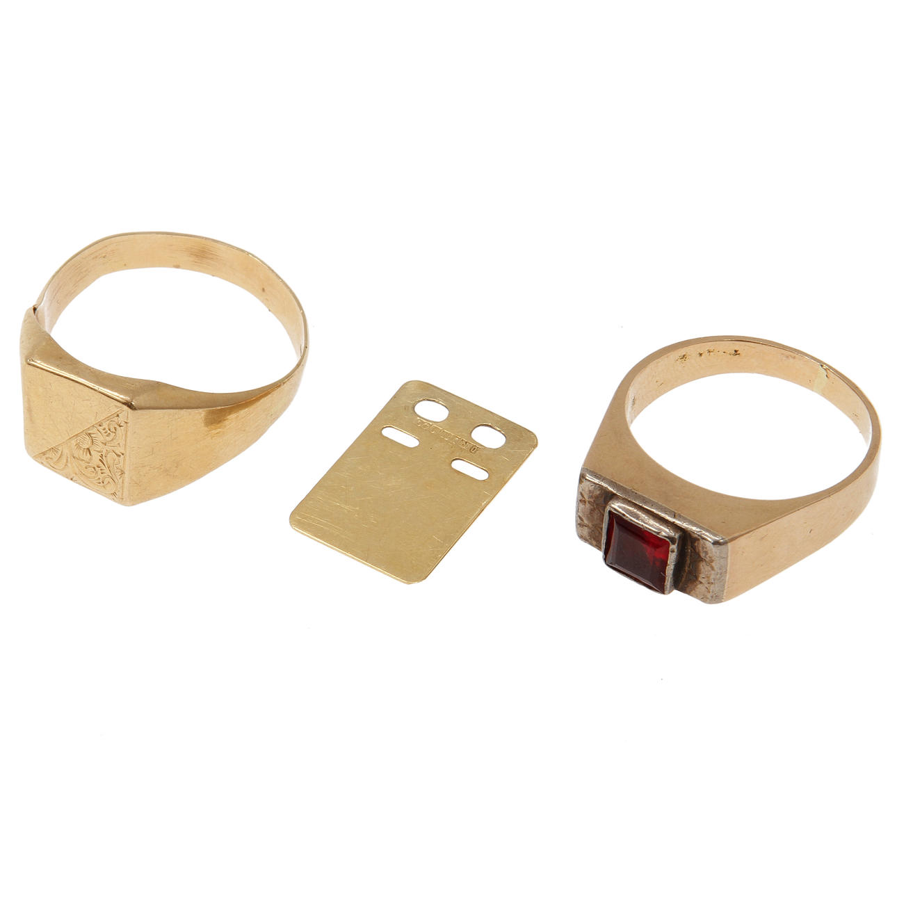 SMYCKEN, 3 delar, 18k guld, 13,8 gram.