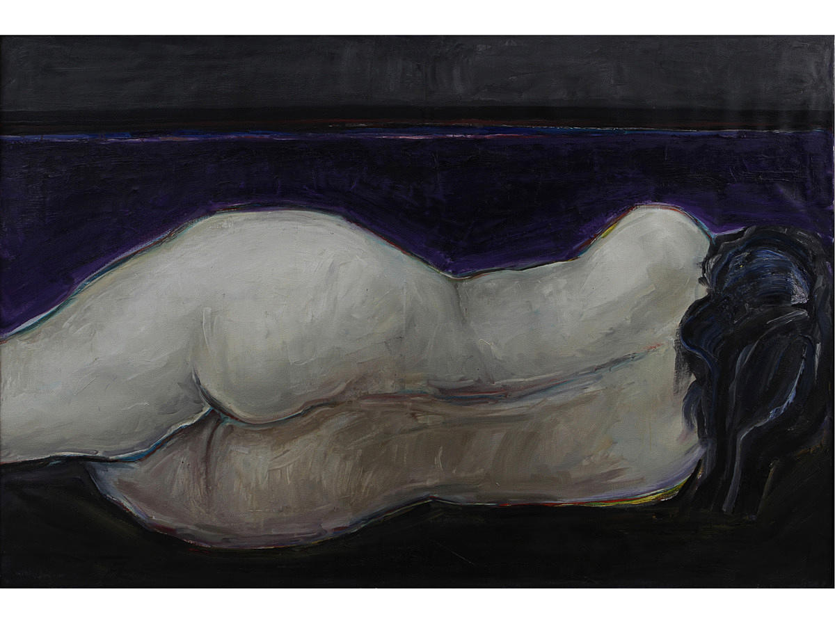 WIKING SVENSSON. Olja på duk. Signerad 1974.