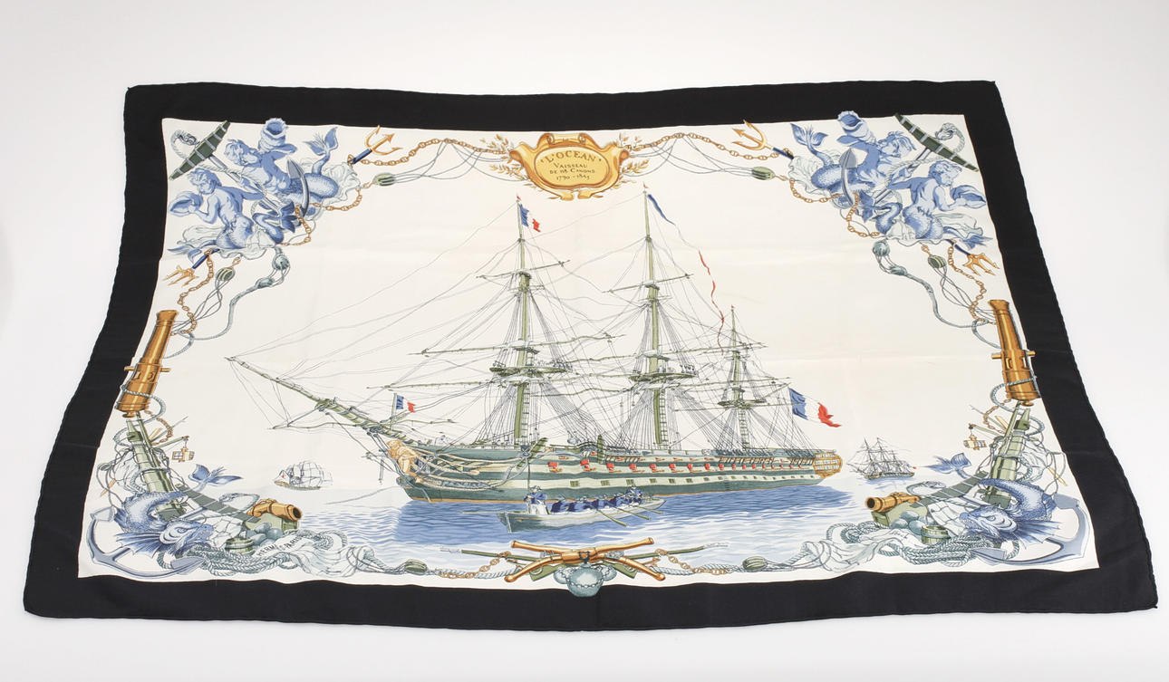 SCARF "L'OCEAN", Hermès, Paris.
