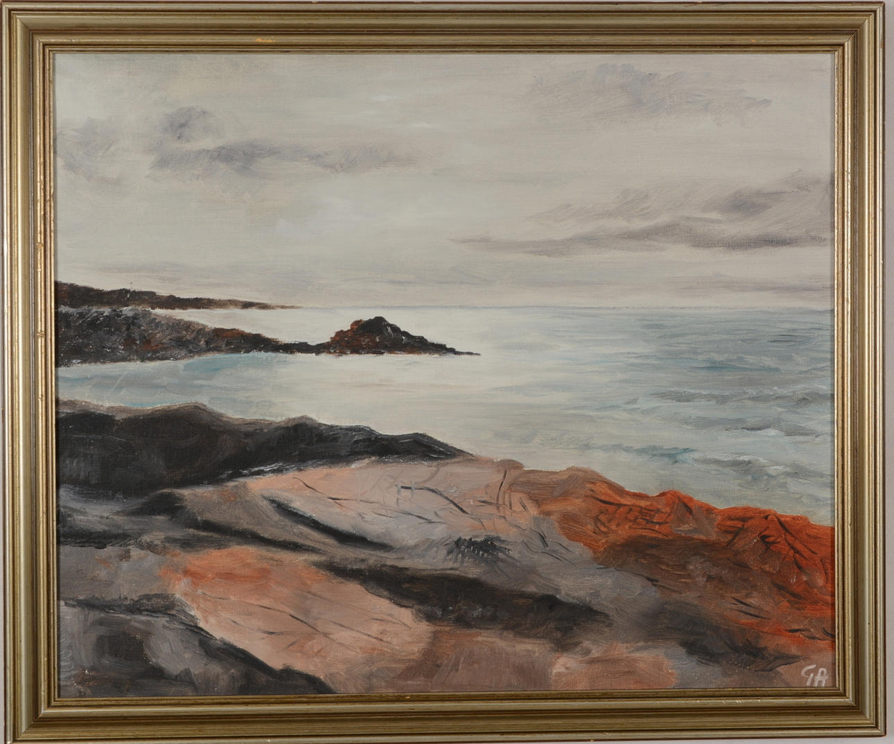 GÖSTA ANDERSSON. Olja på duk.