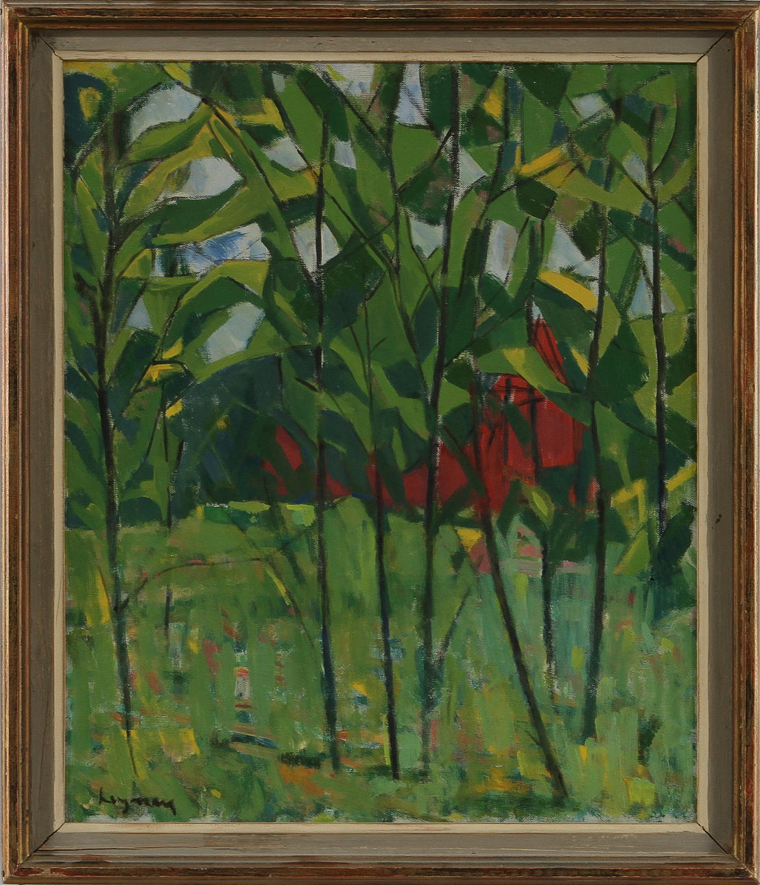 OLOF LEYMAN. Olja på duk, signerad.