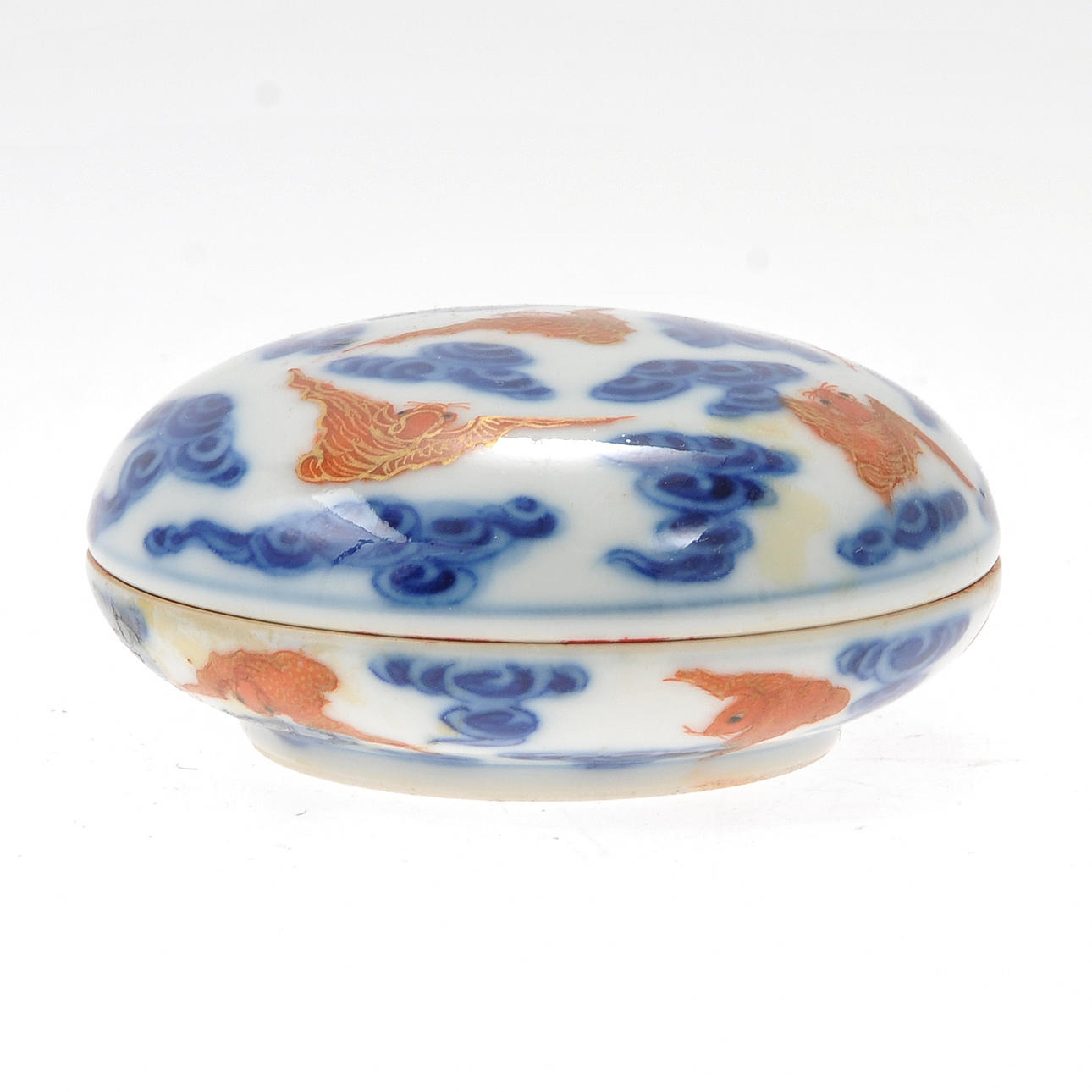 LOCKASK, porslin, Kina, 1800/1900-tal.