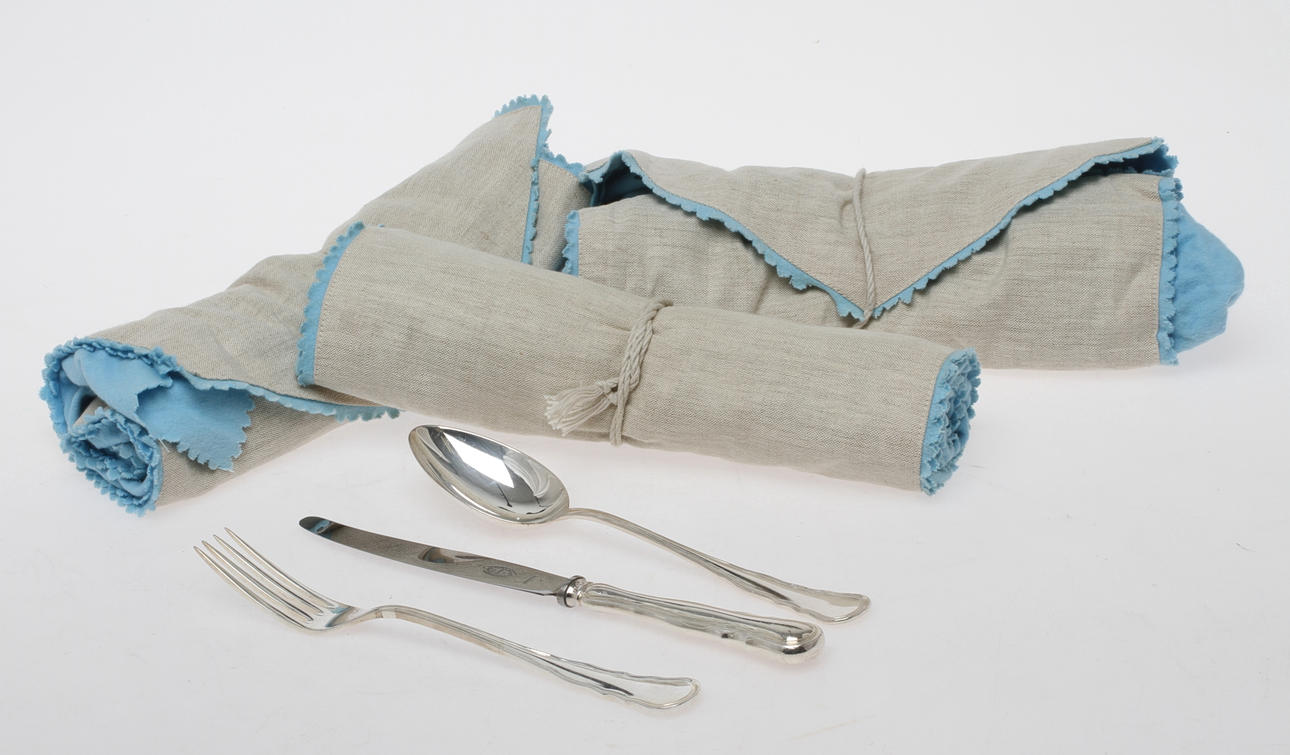 BESTICK, 38 delar, nysilver, "Chippendale" C G Hallberg.