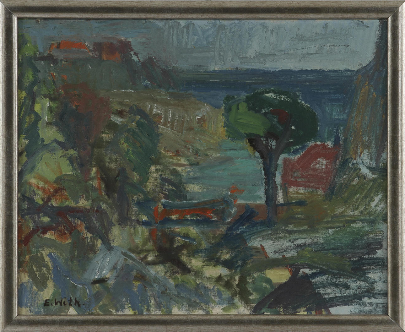 ERIC WITH. olja på duk, sign.