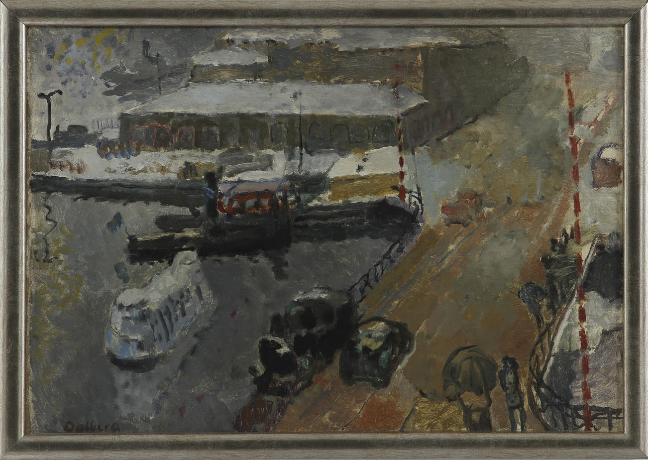 ÅKE DAHLBERG. olja på duk, sign.