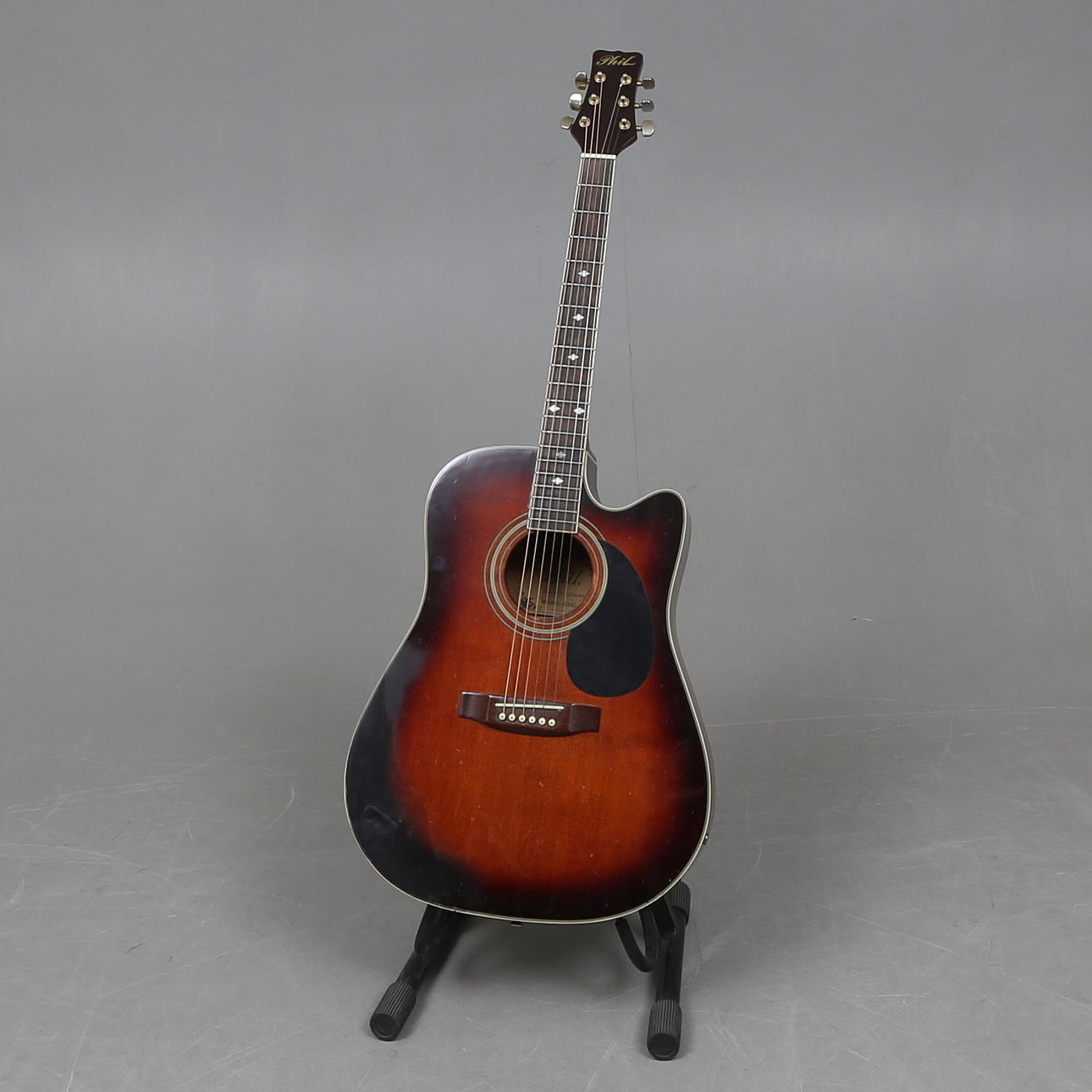 HALVAKUSTISK GITARR, MF-315CE-BRB, Phil.