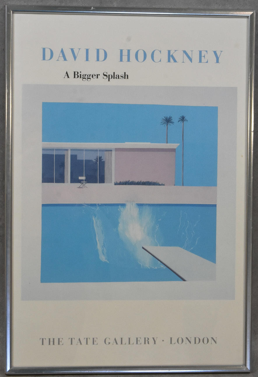 DAVID HOCKNEY. affisch.