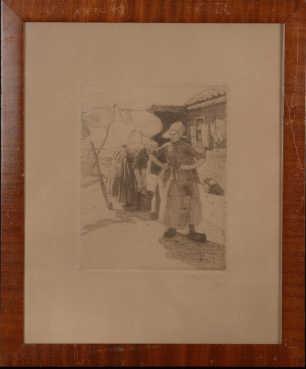 IVAR KAMKE. Etsning.