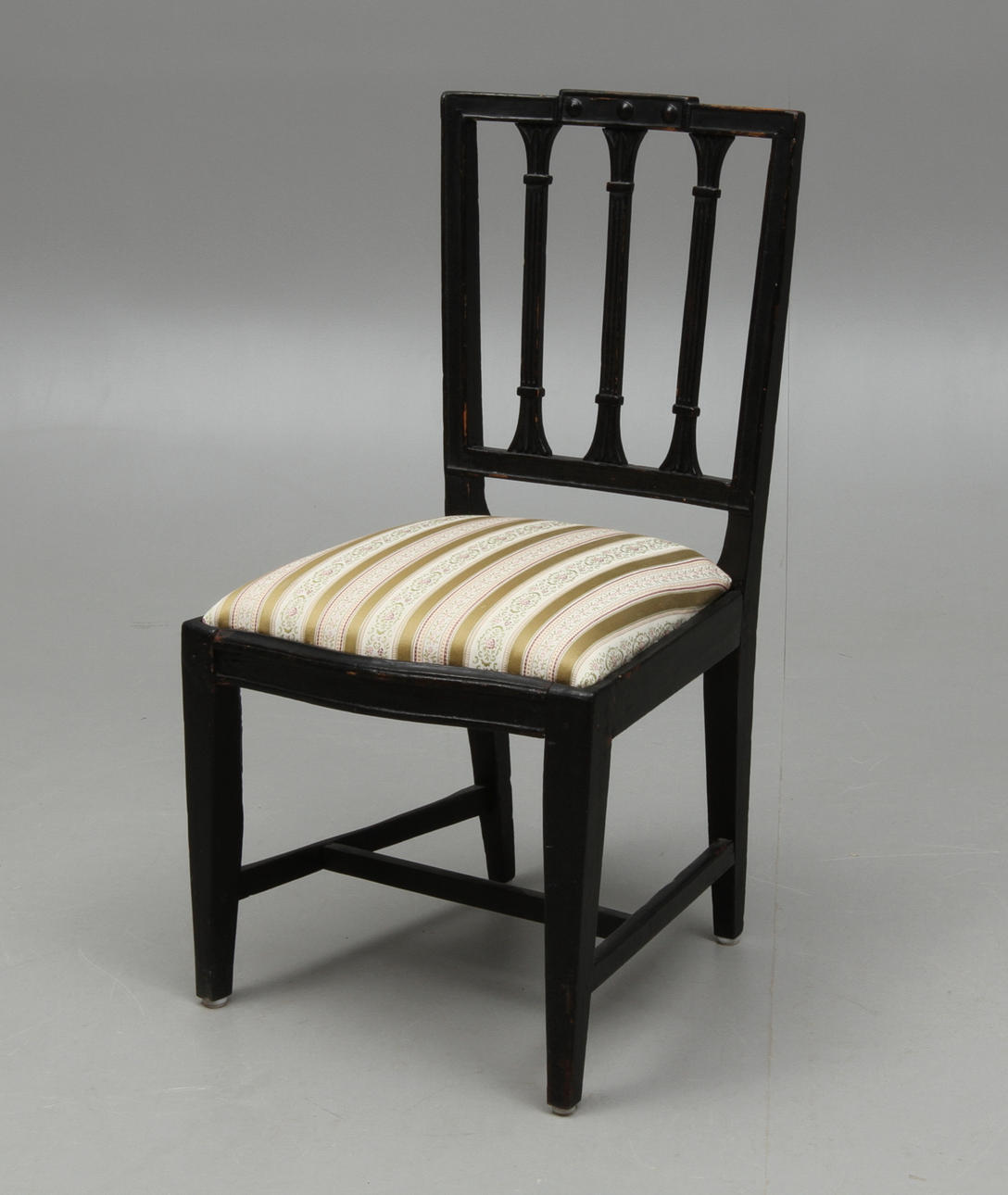 STOL, sengustavianskt stockholmsarbete, märkt "AHM" Anders Hellman d.y., mästare ca 1800.