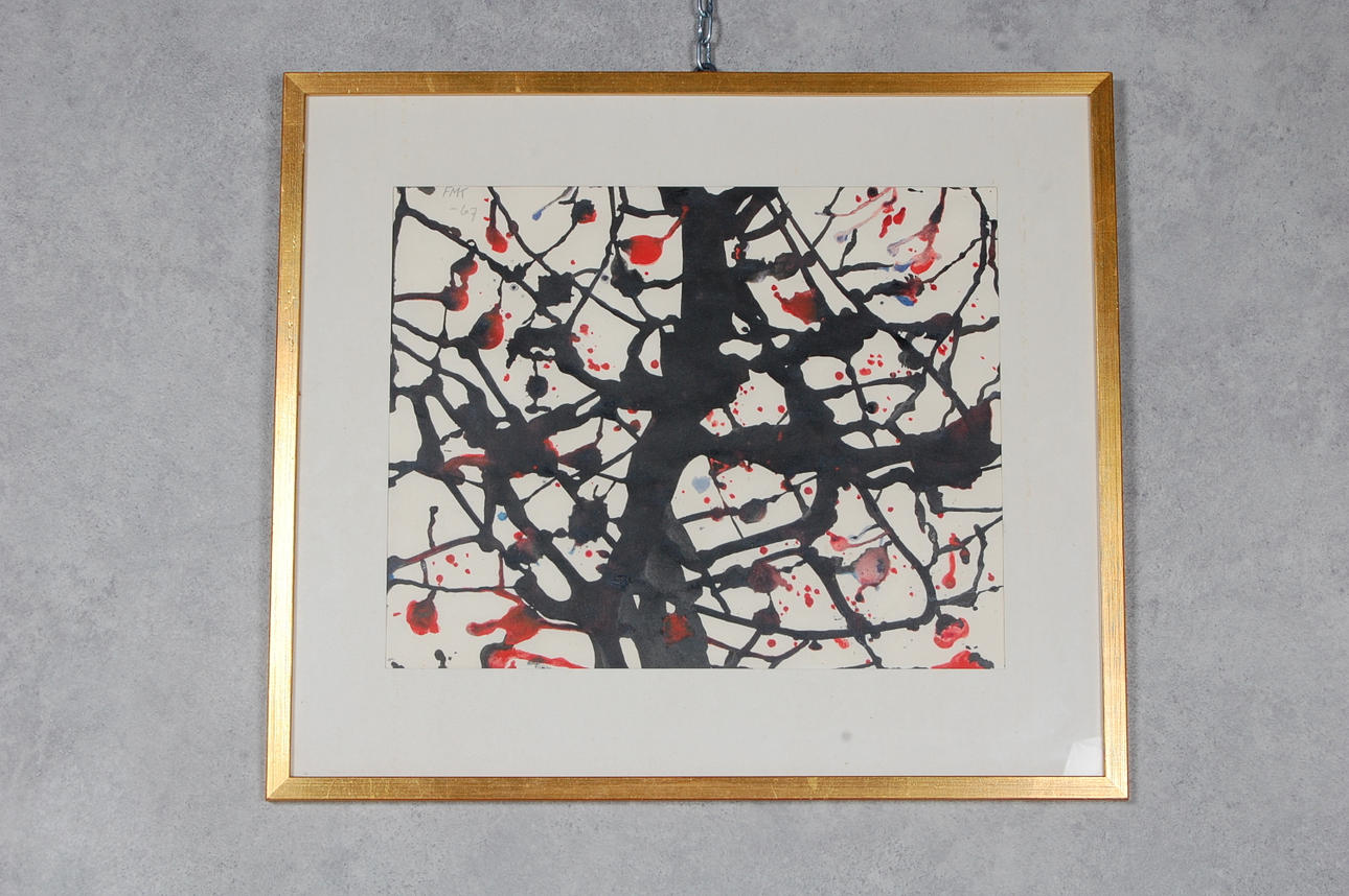 FRANS MICHAEL  KEMPE. tusch, signerad , daterad -67.