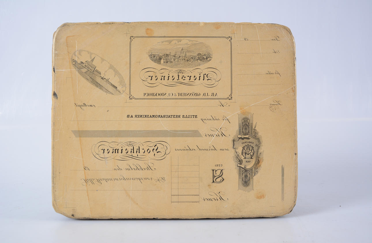 LITOGRAFISK TRYCKSTEN, 1900-tal.