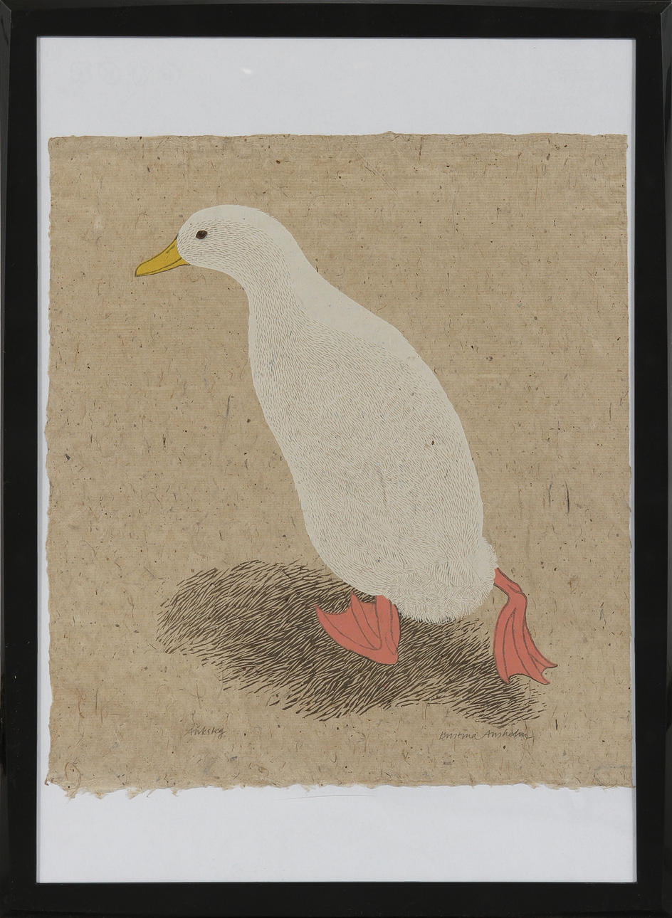 KRISTINA ANSHELM. Blandteknik, signerad.