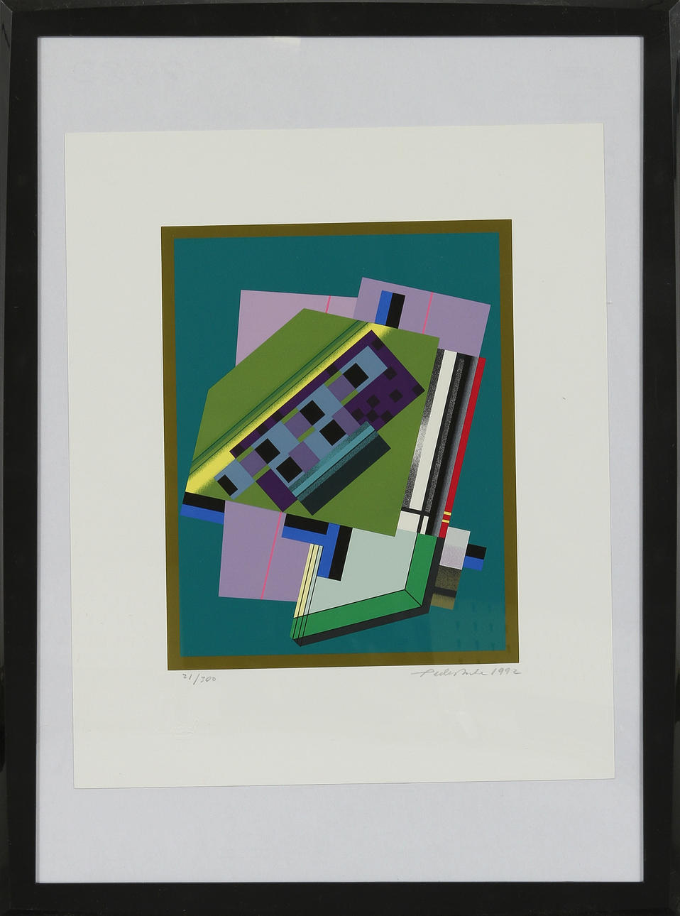 PEDER DUKE. Serigrafi, signerad och numrerad 21/300.