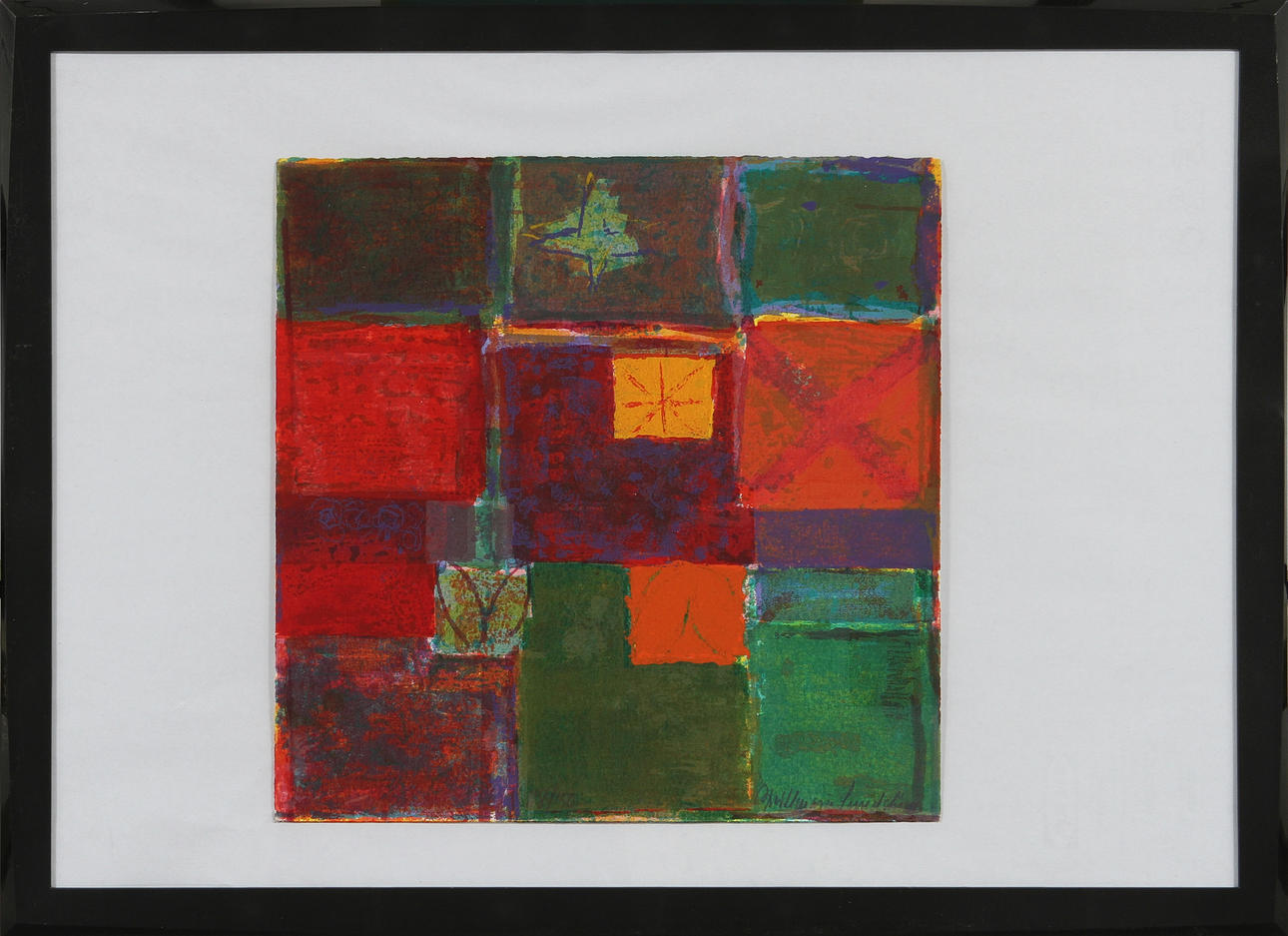 BRITT MARIE LUNDSTRÖM. Färglitografi, signerad och numrerad 118/150.