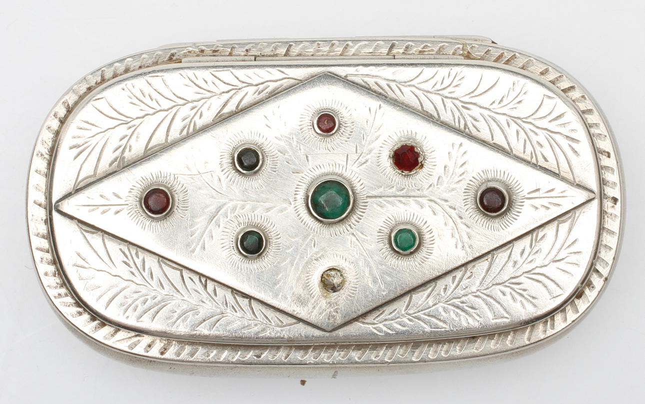 SNUS-DOSE, Metall, 1800er.