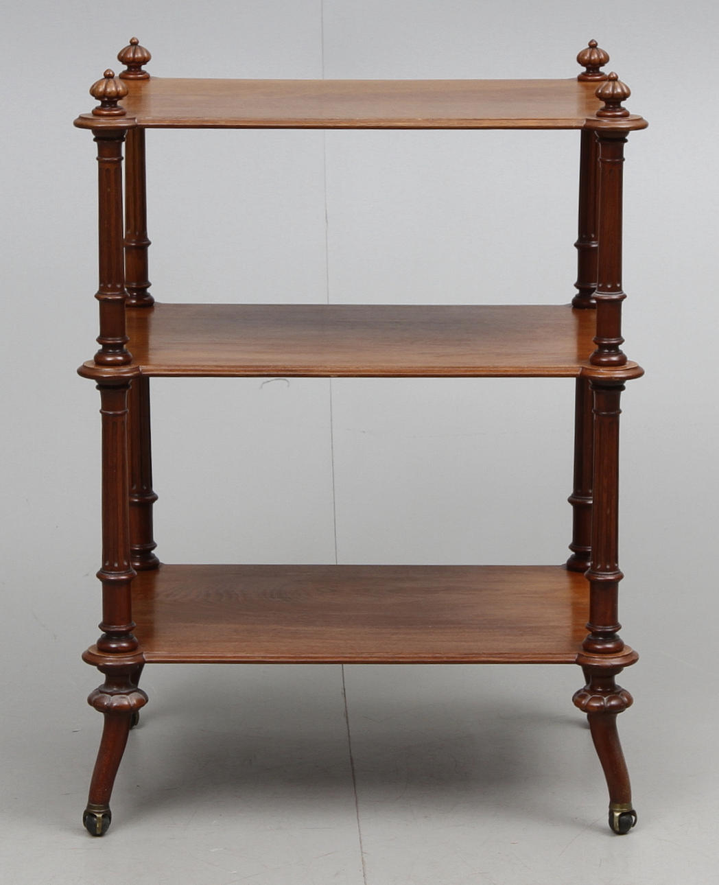 ETAGEBORD, valnöt, 1800 tal.