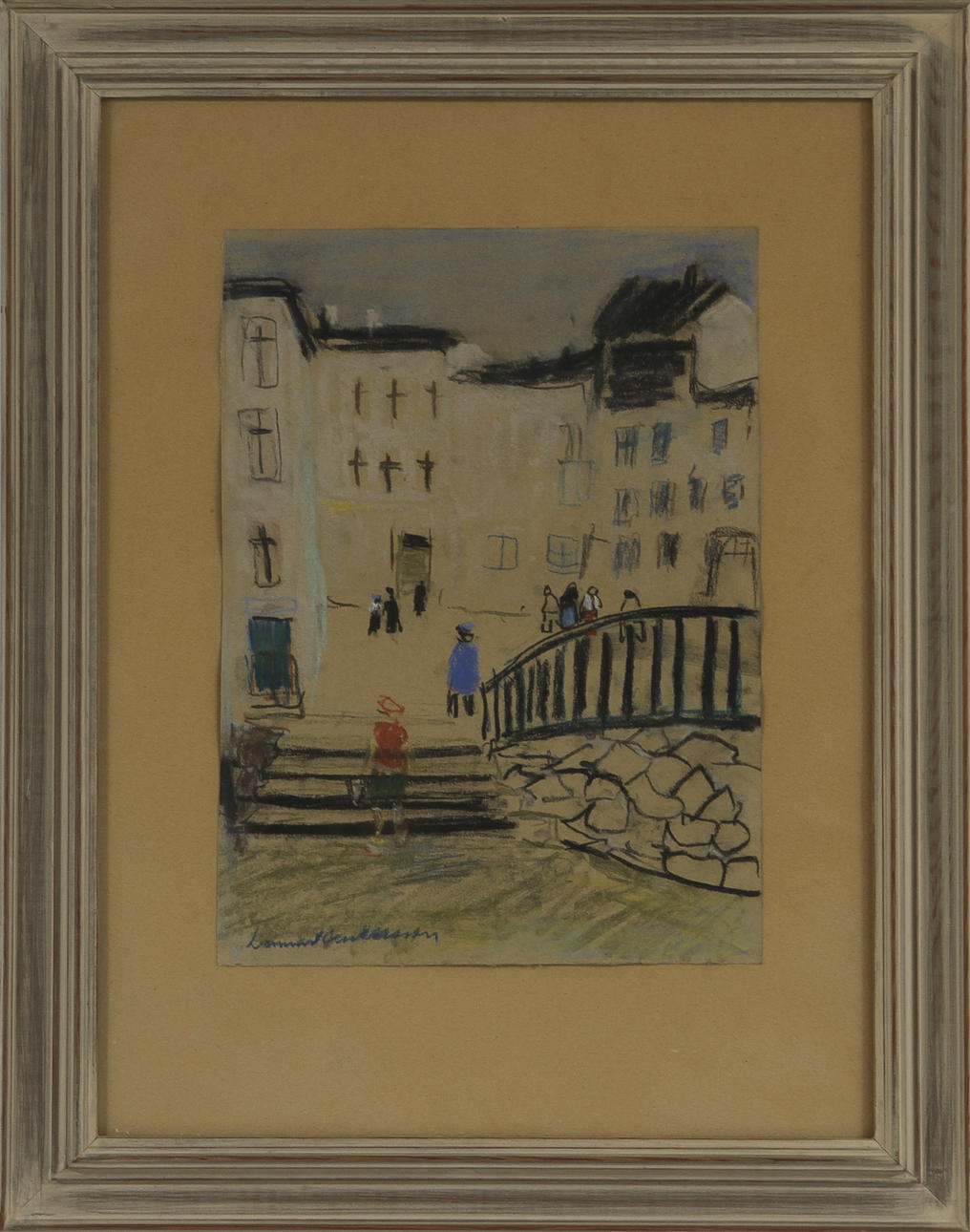 LENNART ANDERSSON. blandteknik, sign.