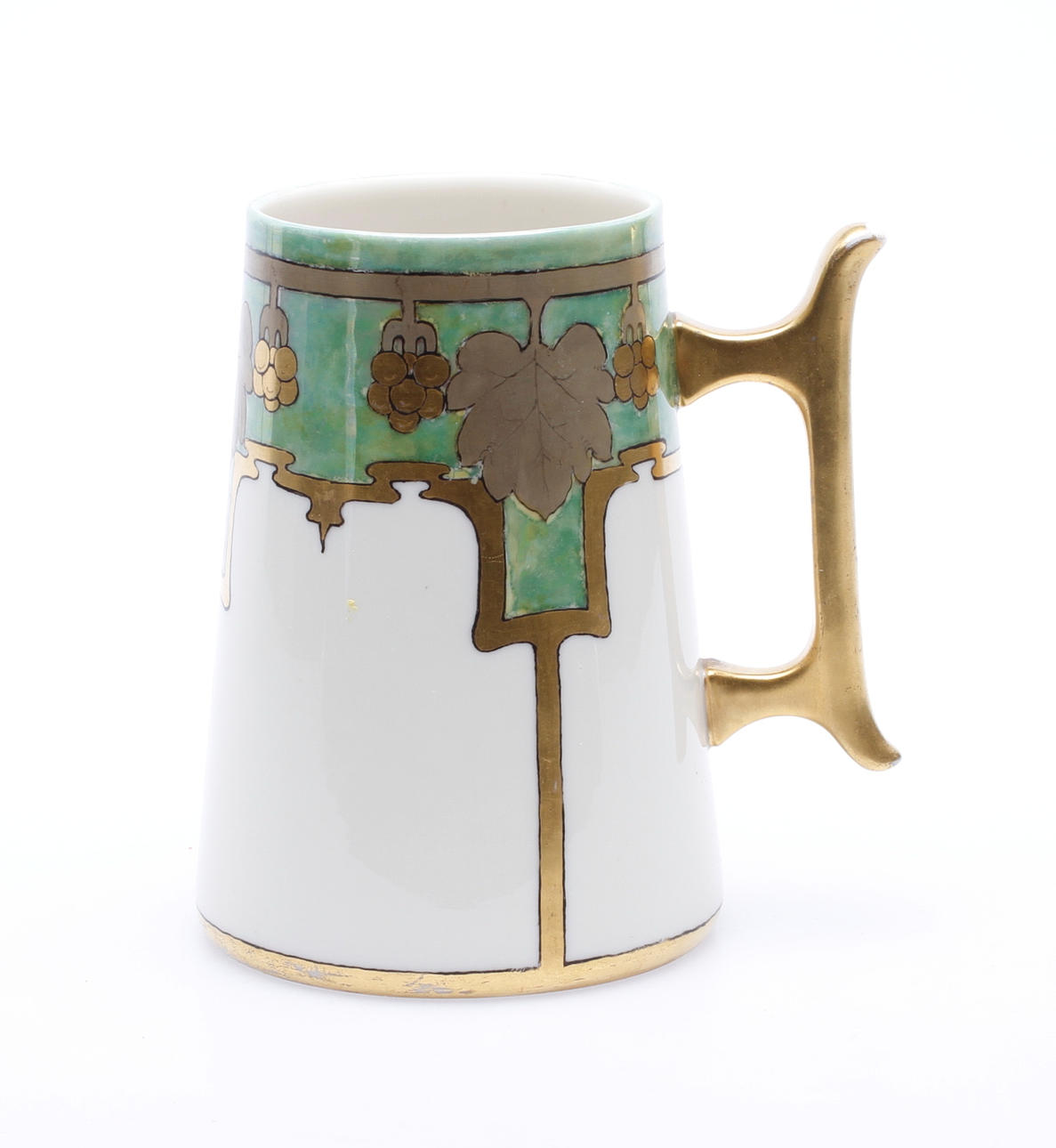 MUGG, flintgods, jugend, Belleek, tidigt 1900-tal.