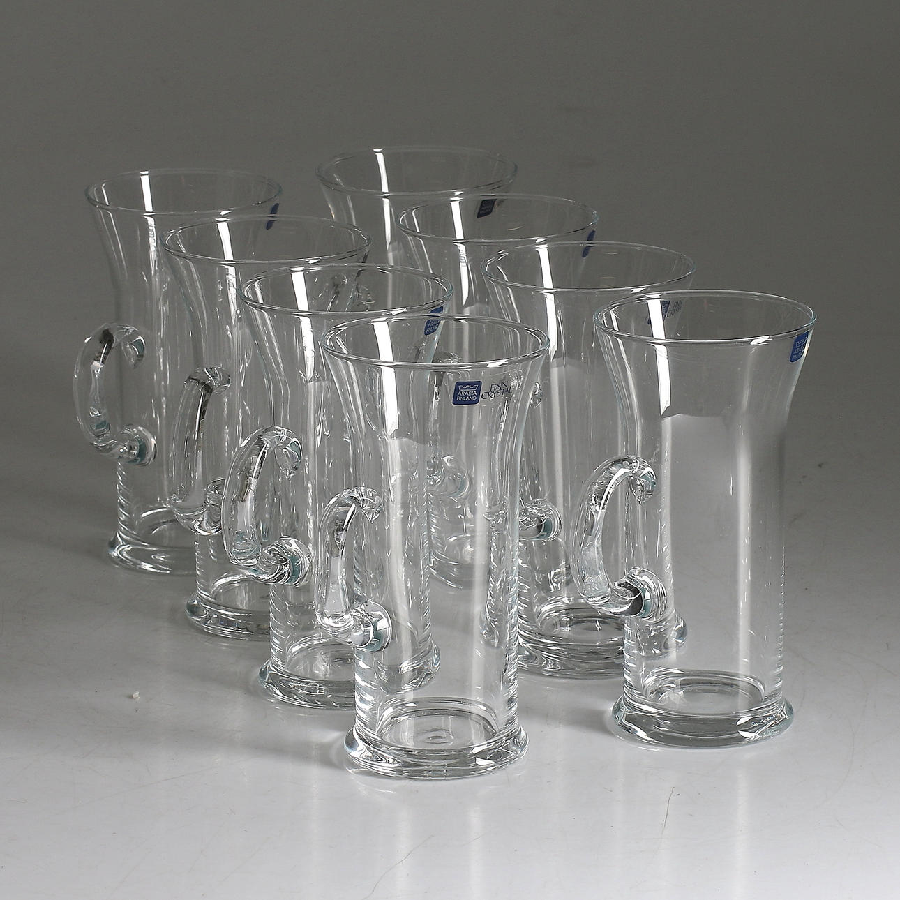 GLAS, 8 st, glas, Arabia, Finland.