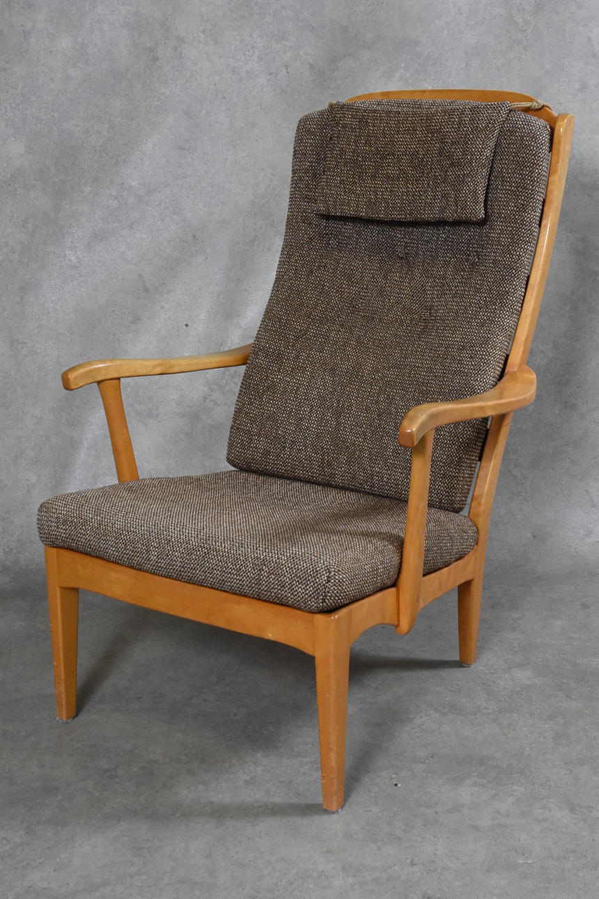 CARL MALMSTEN. Sessel, Stora Fjäderbrickan.