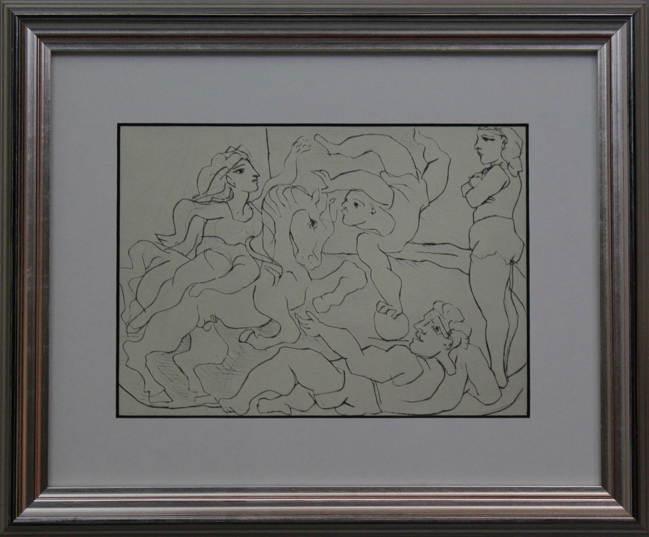 PABLO PICASSO. Le cirque. Offsettryck. Osignerad.