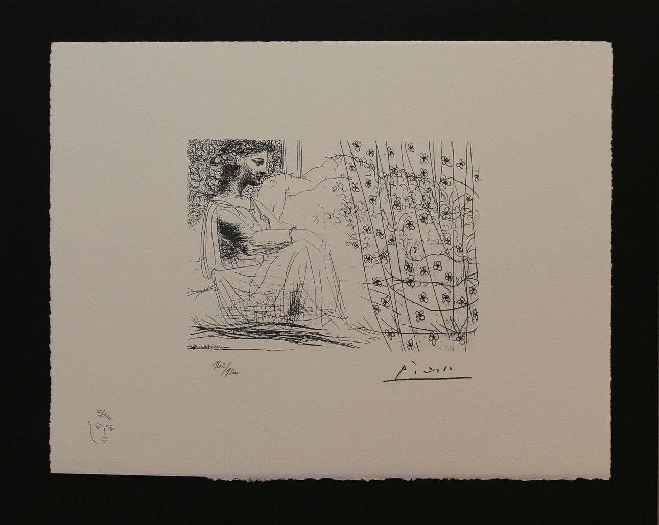 PABLO PICASSO. Vollard Suite. Litografi. Signerad Picasso i trycket. 162/1200.