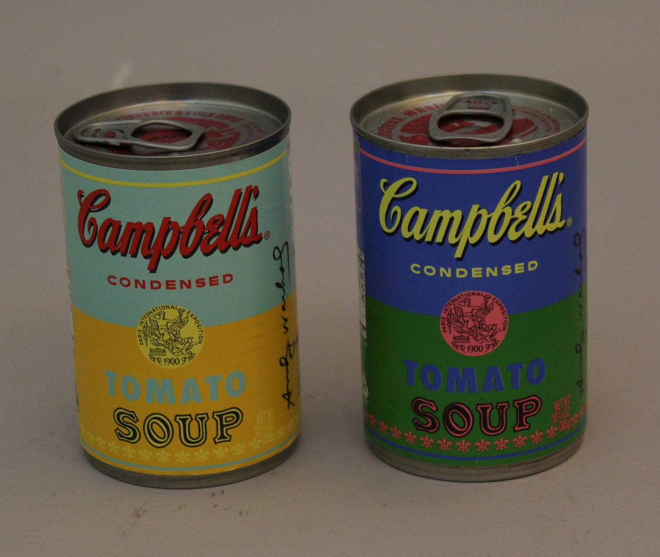 ANDY WARHOL. "Campbells Tomato Soup (5 years the art soup) (2). Signerade i trycket.