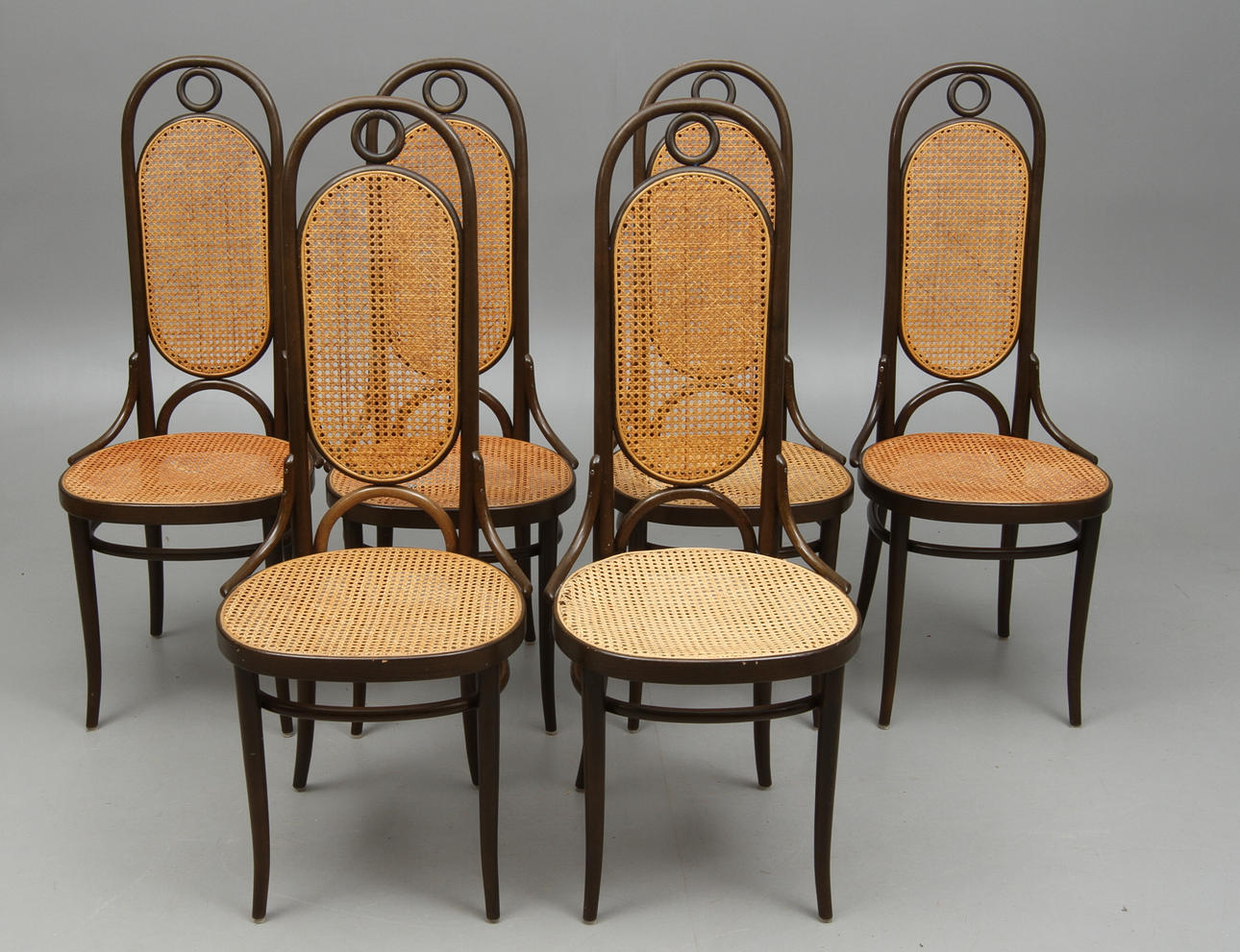 STOLAR, 6 st, Thonet, 1900-talets andra hälft.