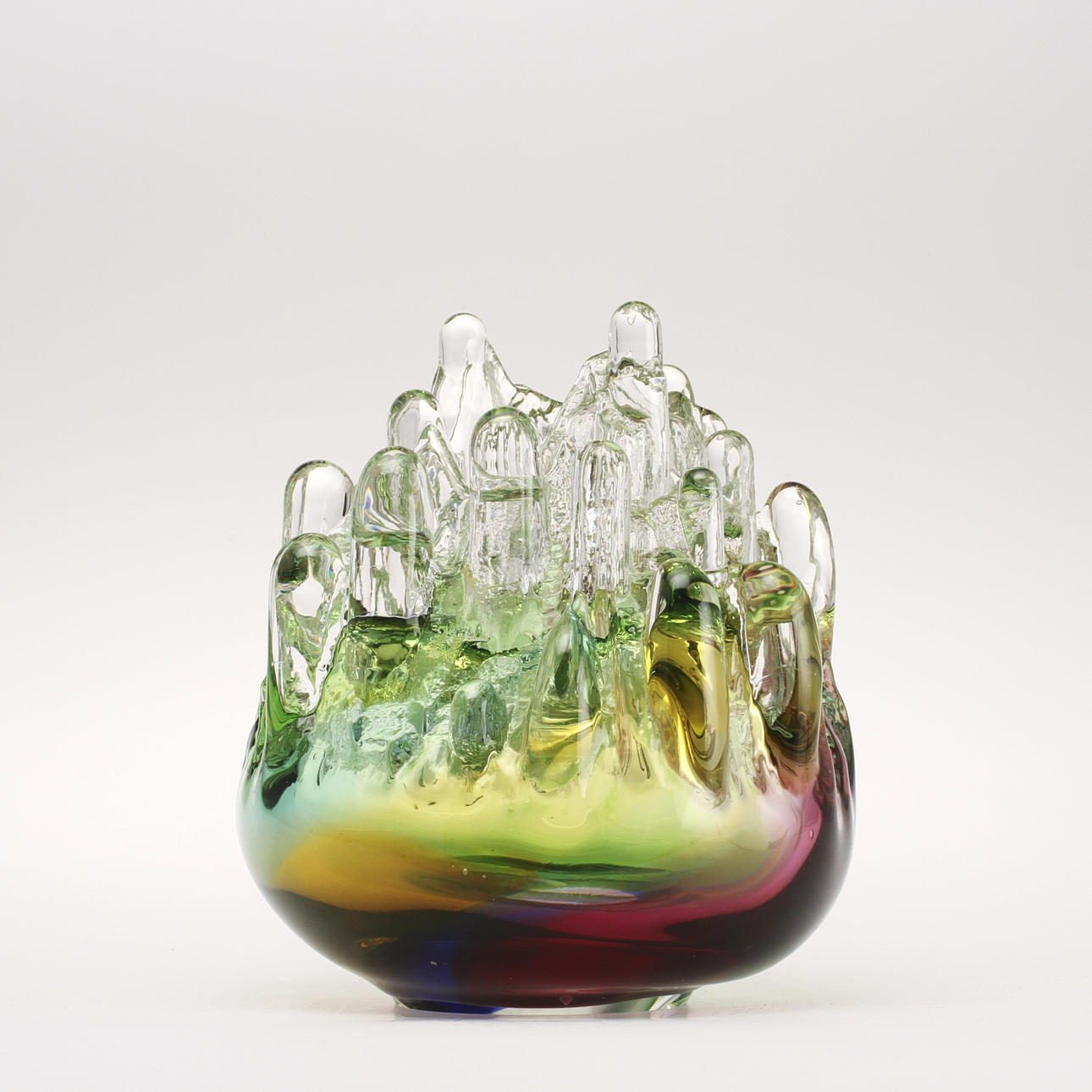 LINTERNA "Polar", vidrio. Göran Warff, Kosta Boda.