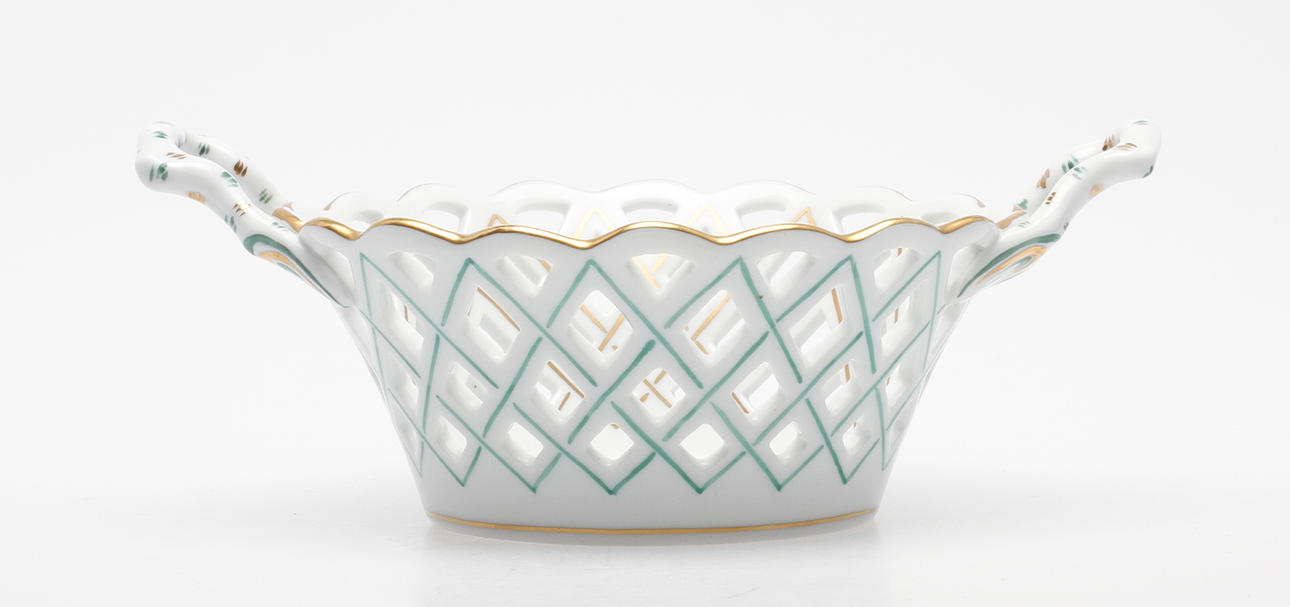 GALLERSKÅL, porslin, Herend, Ungern.