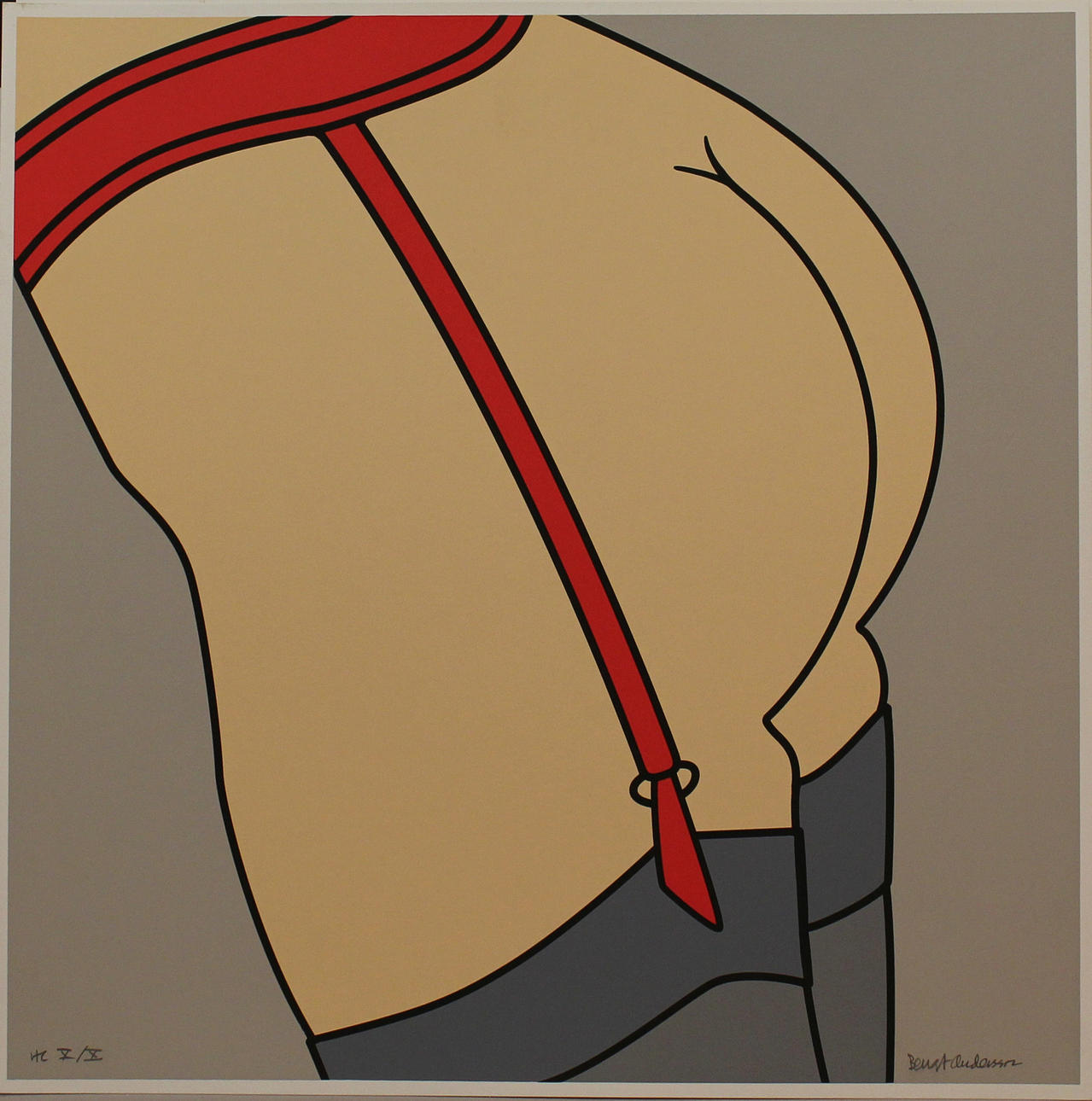 BENGT ANDERSSON. Modeller (2). Färgserigrafier. Signerade. HC V/X och 23/25.