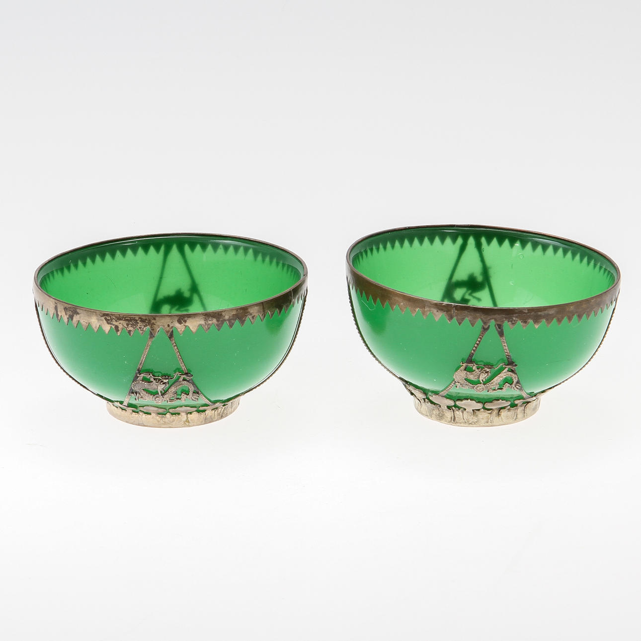 SKÅLAR, 2 st, Kina.