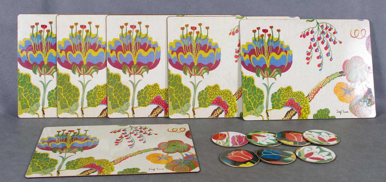 TABLETTER SAMT COASTERS, Svenskt Tenn.