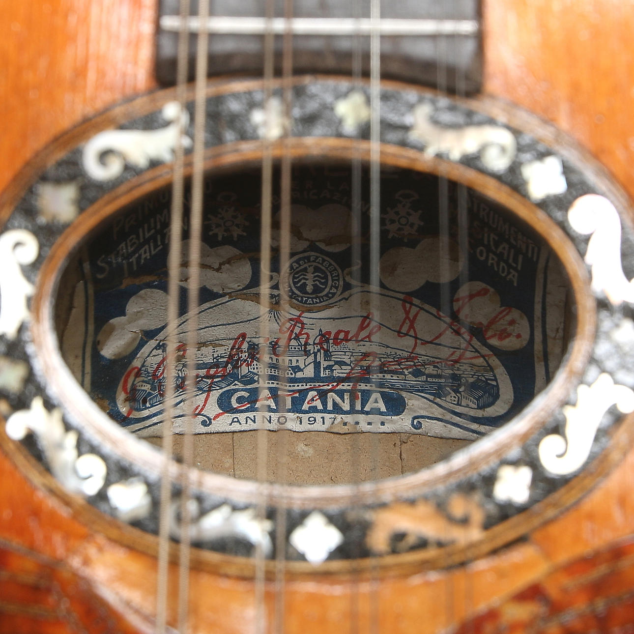 MANDOLIN, Giuseppe Puglisi Reale & Figli, Catania, Sicily, 1917