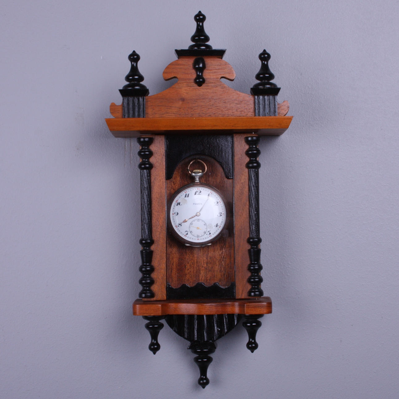 POCKET WATCH with case, Phenix, ancre, 16 rubies, 0.800 silver.