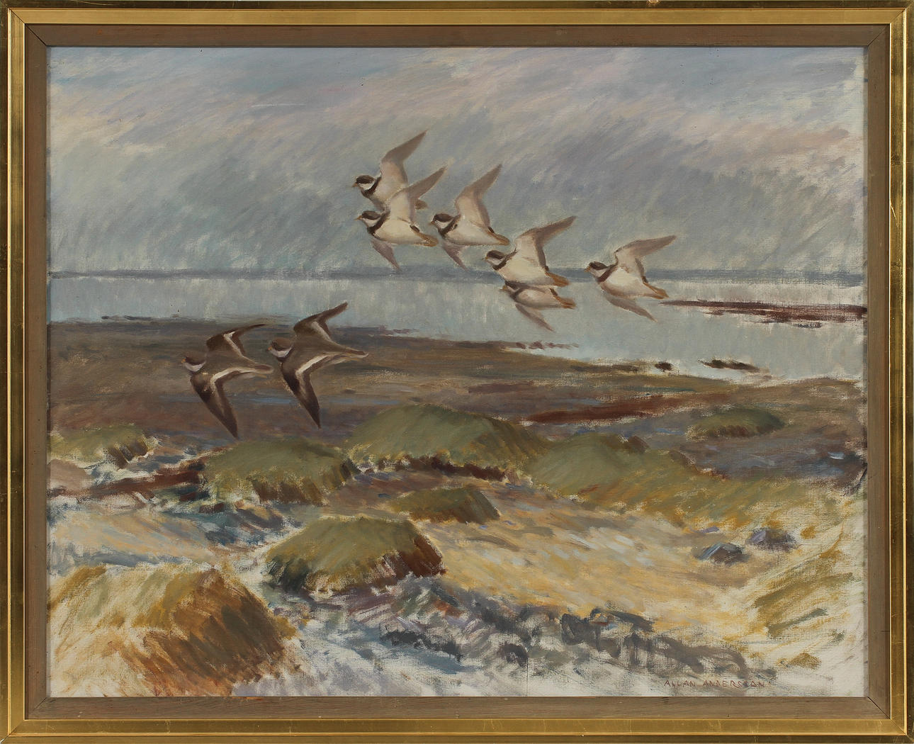 ALLAN ANDERSSON, olja på duk, sign.