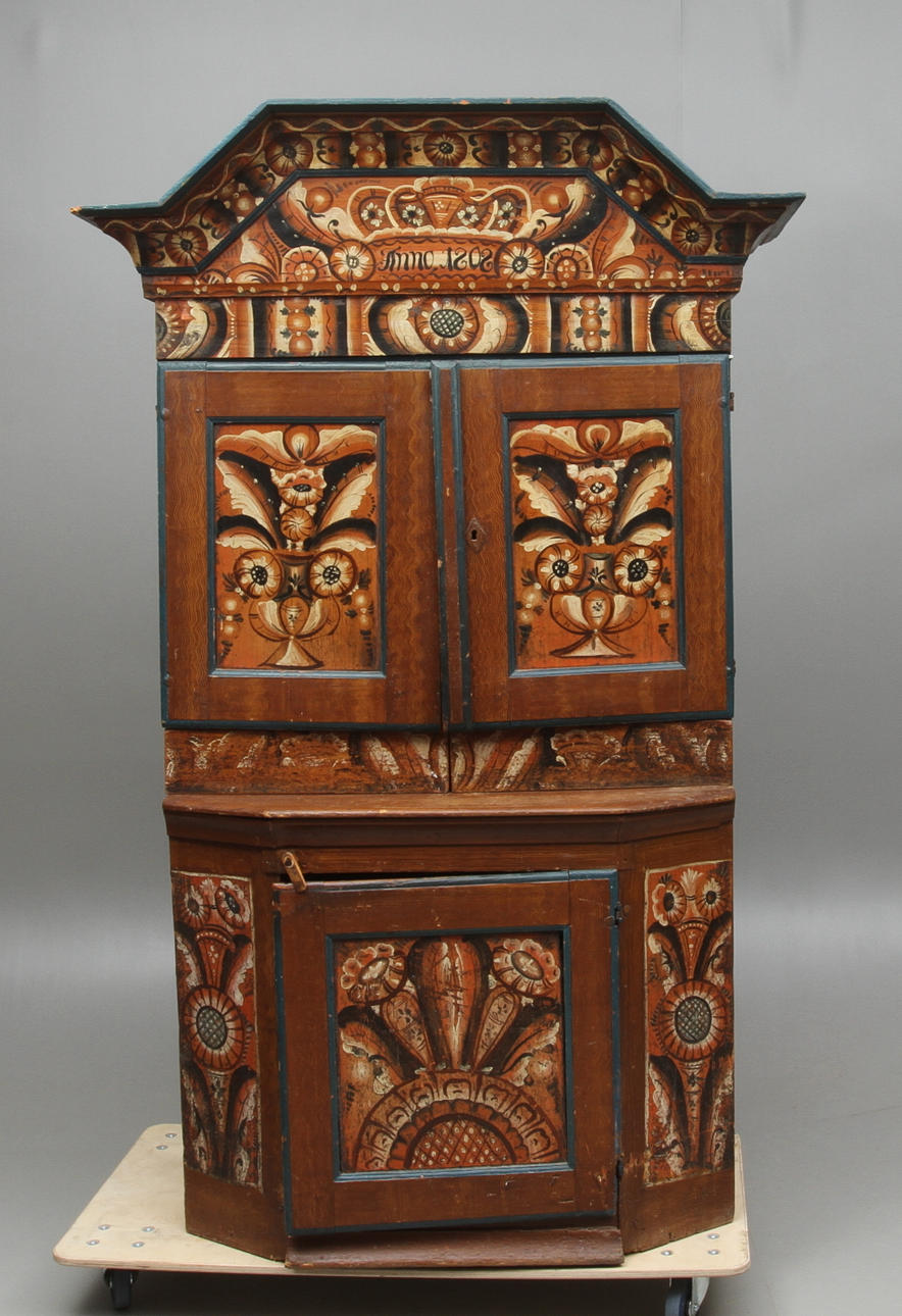 SKÅP, allmoge, daterat 1808.