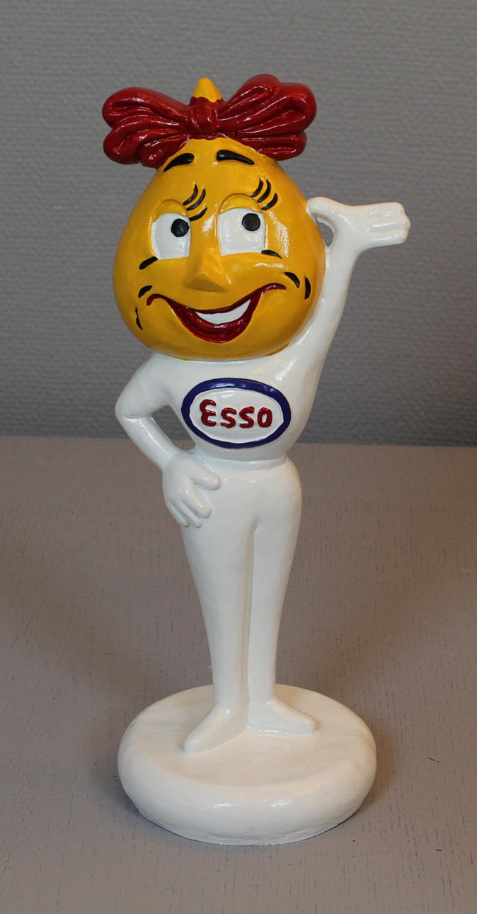 ESSO DROPPEN i plats, 1900-tal.