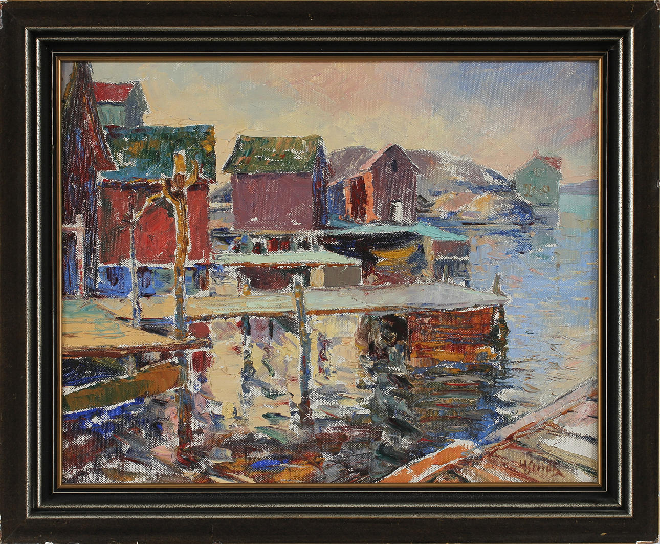 HANS STRIDH. Olja på duk, signerad.