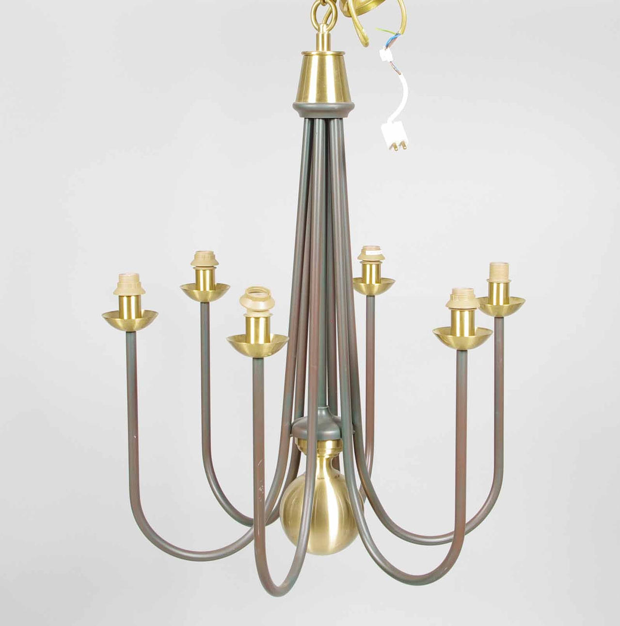 TAKARMATUR, 6-armad, smide/mässing, Valenti.