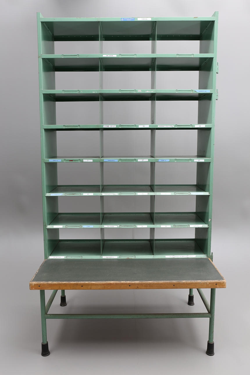 SORTERINGSSKÅP, Kungl. Postverket, 1900-talets mitt.