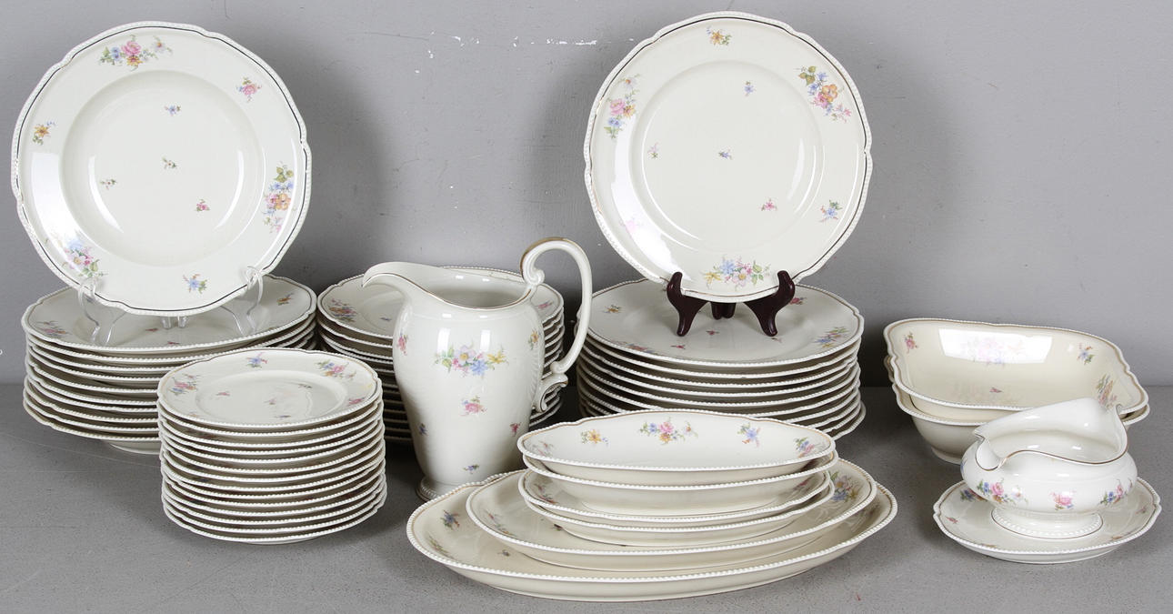 MATSERVIS, 58 delar, porslin, "Vienna", Rosenthal.