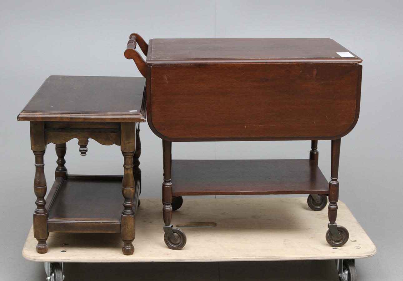 TEVAGN, samt LAMPBORD 1900-talets mitt.